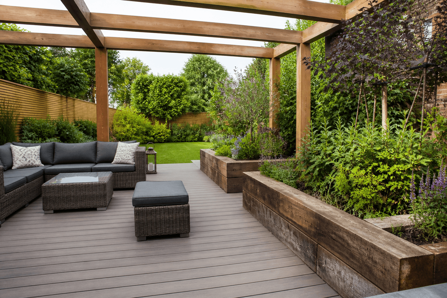 Decking, Pergolas & Sleepers